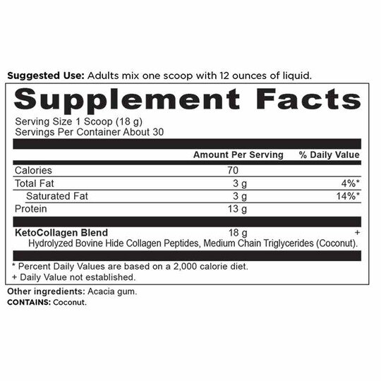 Keto Collagen, 19 Oz, ANN