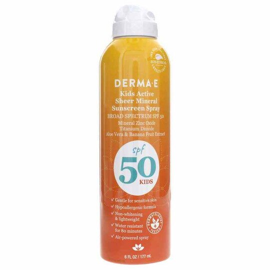 Kids Active Sheer Mineral Sunscreen Spray SPF 50, 6 Oz, DRE