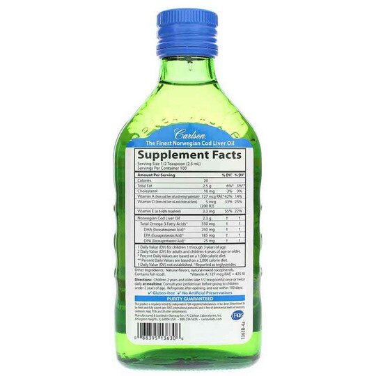 Kid's Cod Liver Oil Omega-3s, CL
