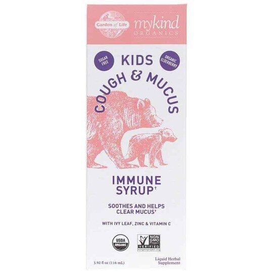 Kids Cough & Mucus Immune Syrup, 3.92 Oz, GOLM