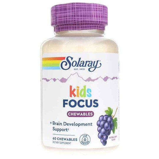 Kids Focus Chewables Grape Flavor, 60 Chewab, SLR