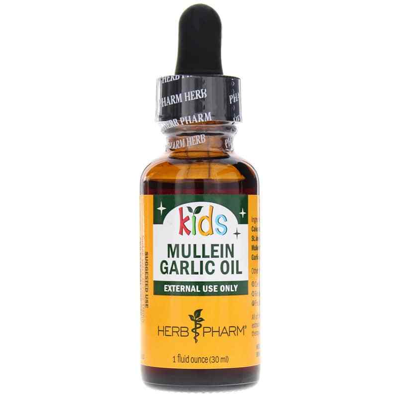 Kids Mullein Garlic Oil, Herb Pharm