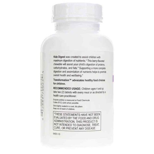 Kidz Digest Berry Flavor Chewable, 180 Tablets, TSE