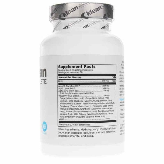 Klean Focus, 90 Veg Capsules, KLA