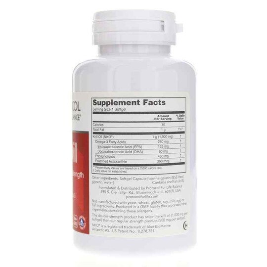 Krill Oil 1000 Mg, 60 Softgels, PFLB