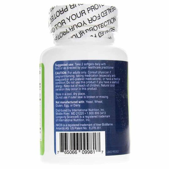Krill Oil 500 Mg, 60 Softgels, LGS