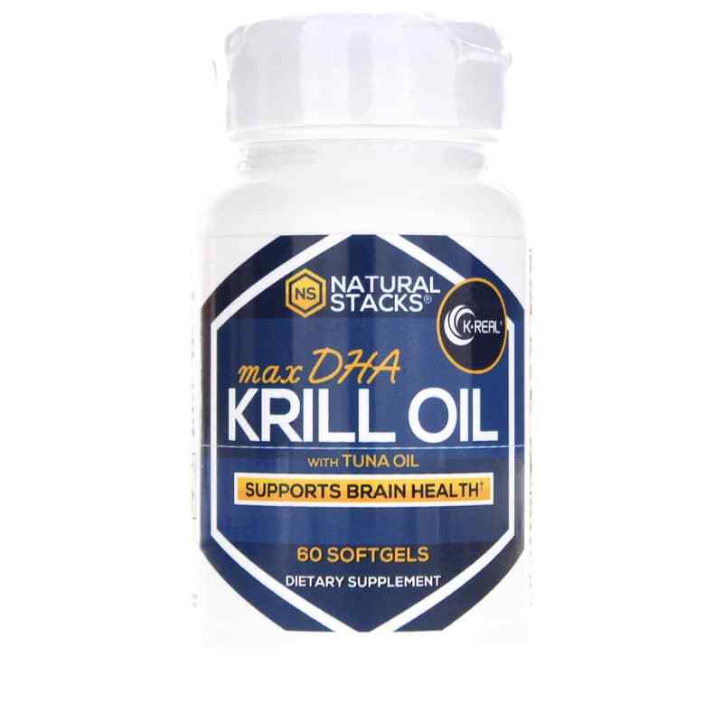 Krill Oil Softgels, Natural Stacks