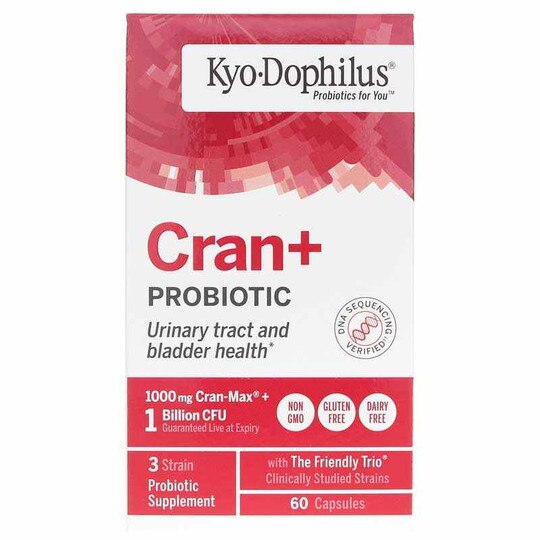 Kyo-Dophilus Cran + Probiotic, 60 Caps, KYO