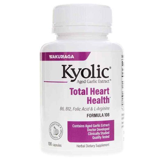Kyolic Formula 108 Total Heart Health, 100 Capsules, KYO