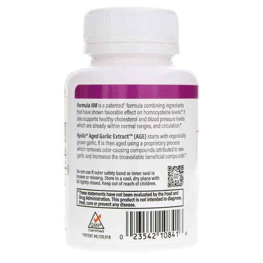 Kyolic Formula 108 Total Heart Health, 100 Capsules, KYO