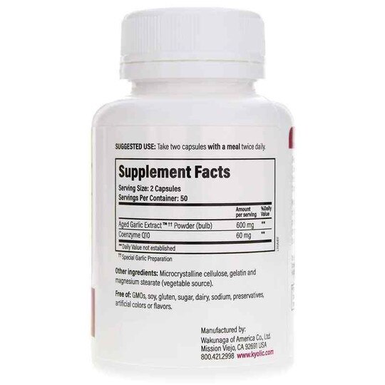 Kyolic Formula 110 CoQ10 , 100 Capsules, KYO