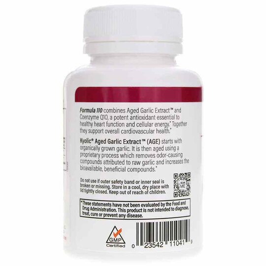 Kyolic Formula 110 CoQ10 , 100 Capsules, KYO