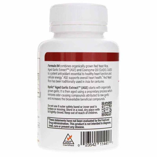 Kyolic Red Yeast Rice Plus CoQ10, 75 Capsules, KYO