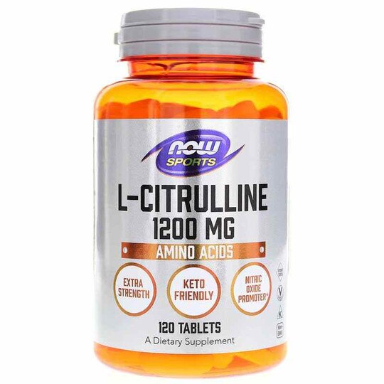 L-Citrulline 1200 Mg, 120 Tablets, NOW