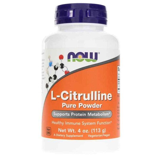 L-Citrulline Pure Powder, 4 Oz, NOW