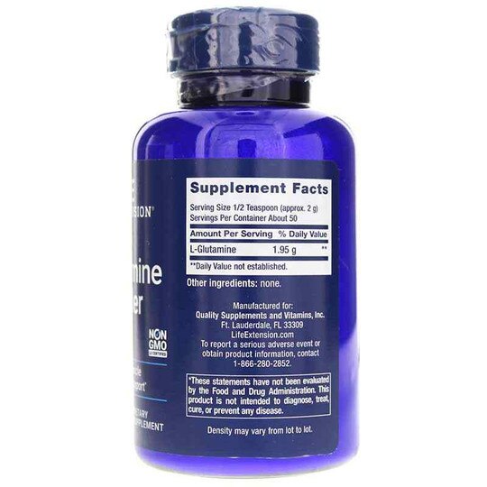 L-Glutamine Powder, 3.53 Oz, LFE