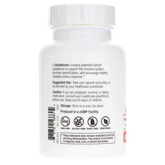 L-Glutathione, 60 Capsules, ND