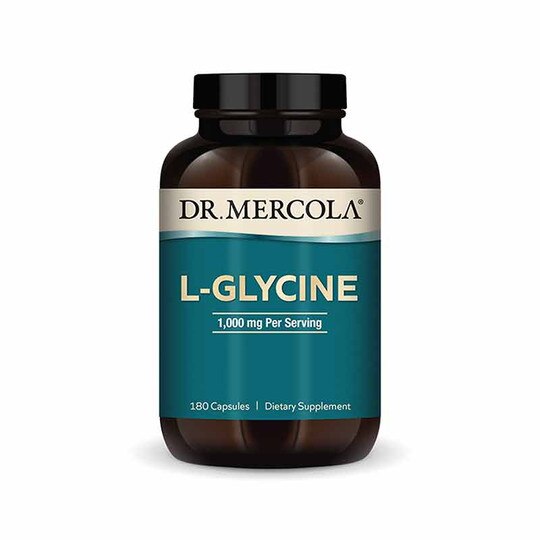 L-Glycine 1000 Mg, 180 Capsules, DRM
