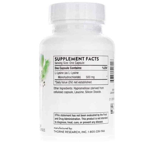 L-Lysine, 60 Capsules, THR