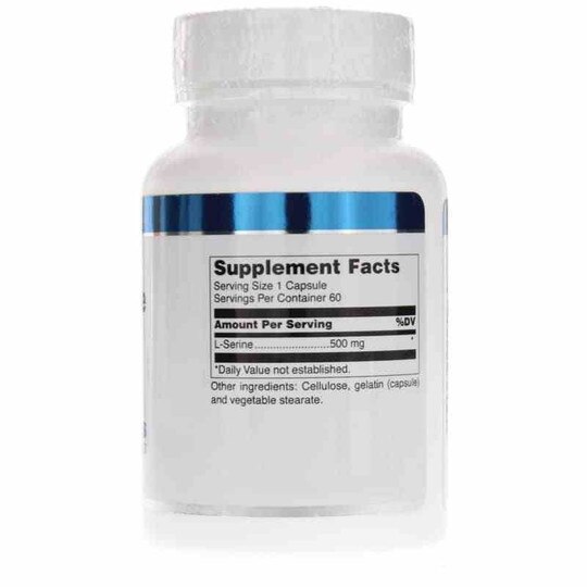 L-Serine 500 Mg, 60 Capsules, DGL