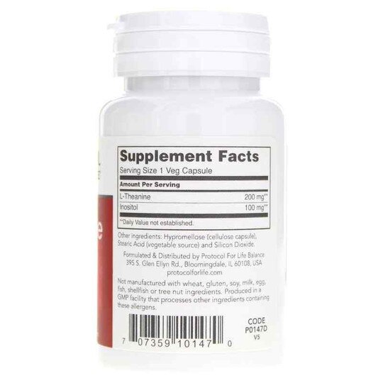 L-Theanine 200 Mg, 60 Veg Capsules, PFLB