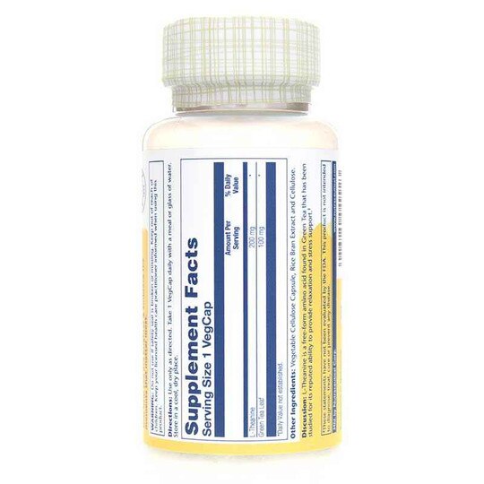 L-Theanine 200 Mg with Green Tea, 45 Veg Capsules, SLR