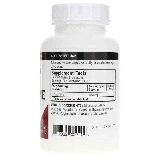 L-Theanine 250 Mg, 100 Capsules, KRK