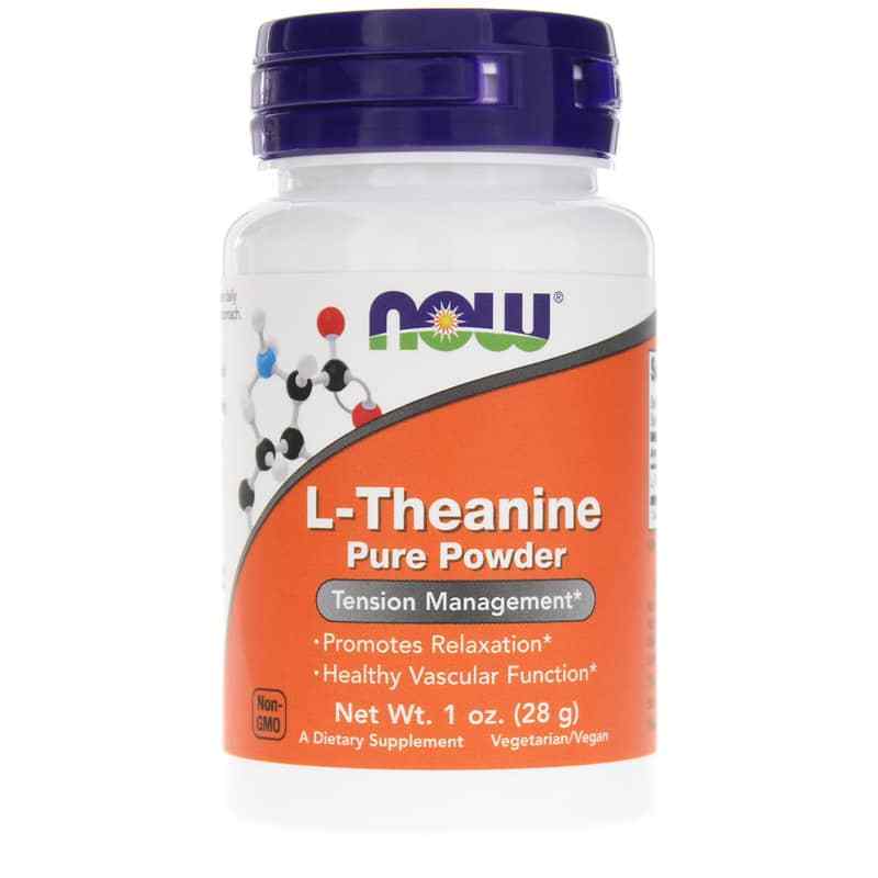 LTheanine Pure Powder, NOW Foods
