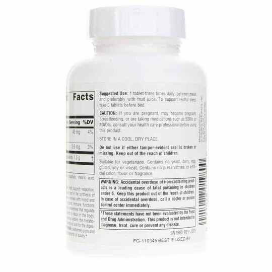 L-Tryptophan 500 Mg, 120 Tablets, SNN