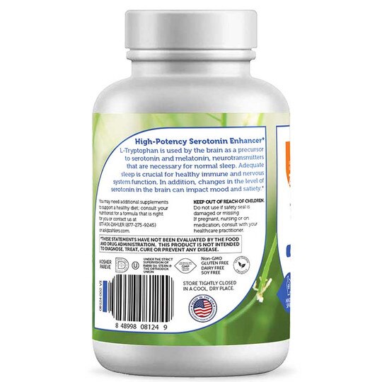L-Tryptophan 500 Mg, 60 Capsules, ZHL