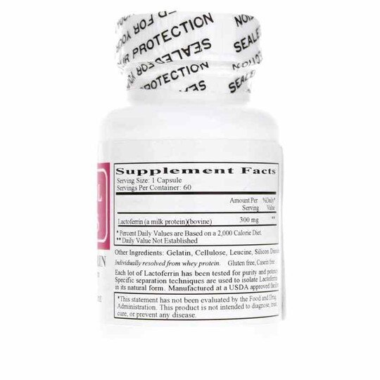 Lactoferrin 300 Mg, 60 Capsules, ECF
