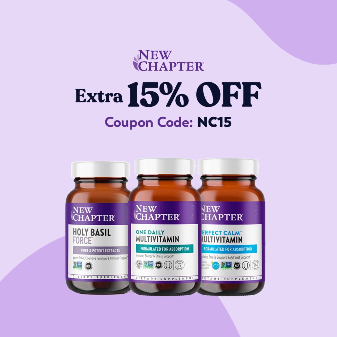 Extra 15% OFF New Chapter