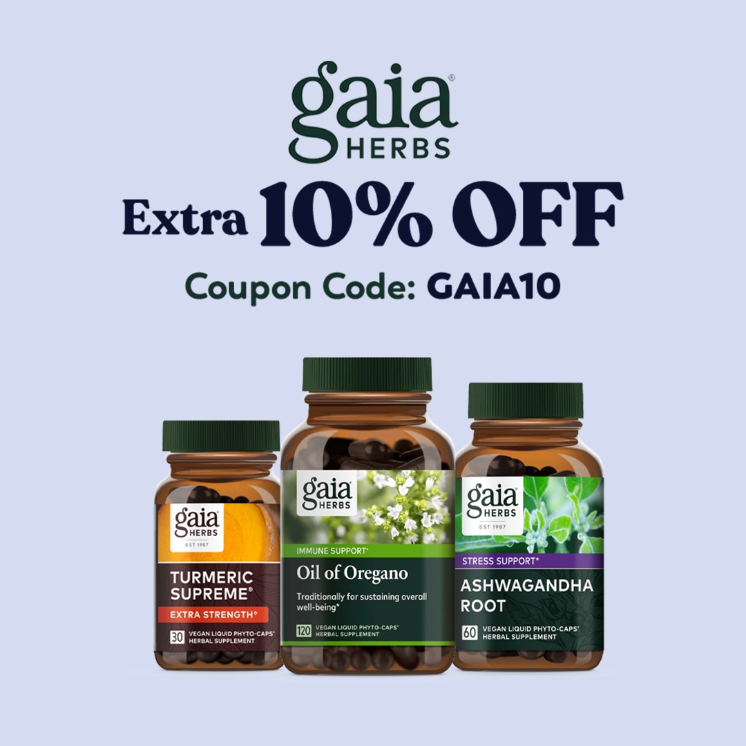 Extra 10% OFF Select Gaia Herbs
