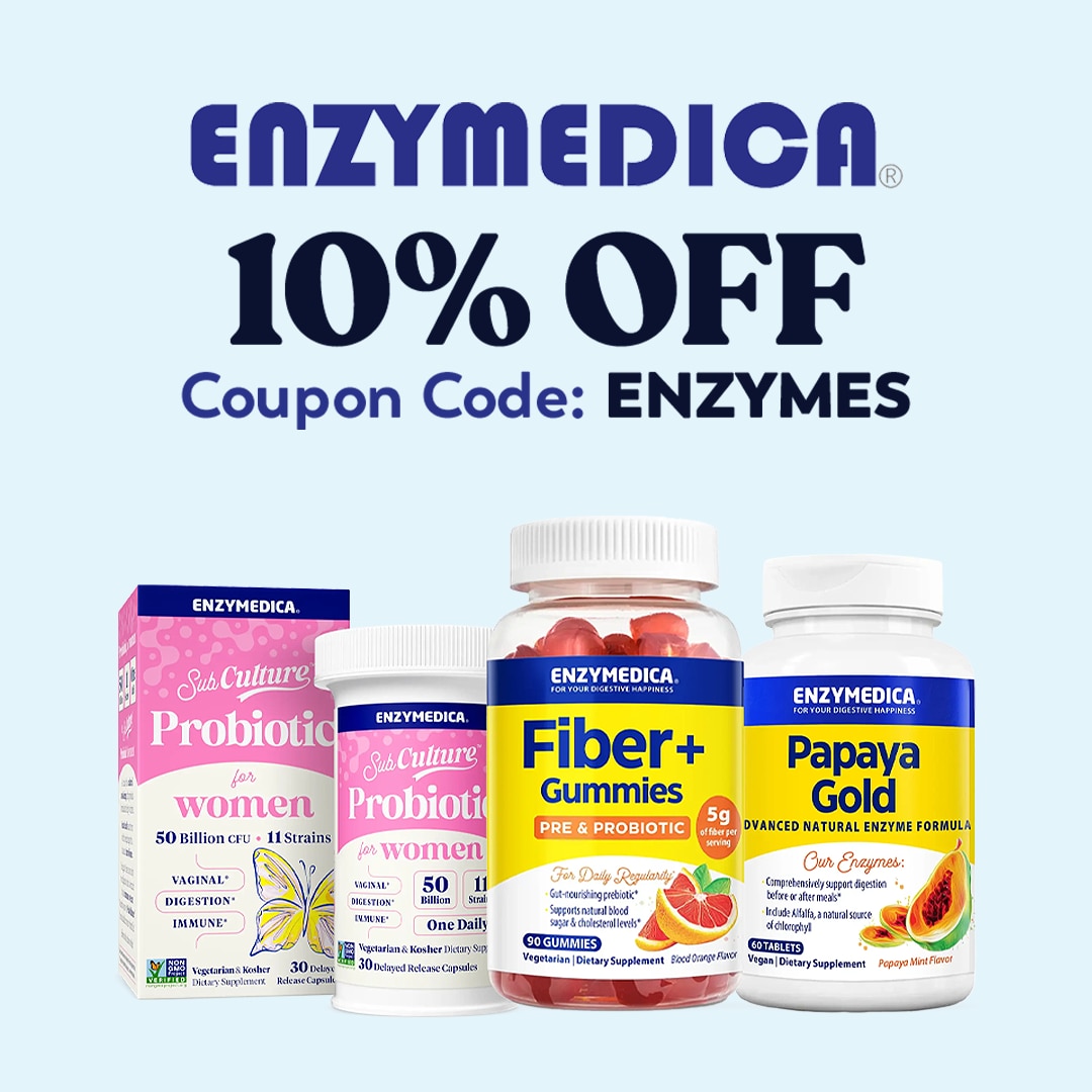 10% OFF Select Enzymedica