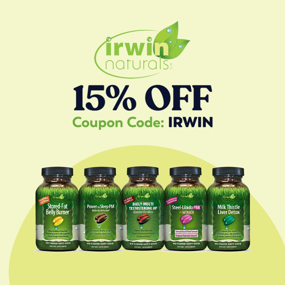 15% OFF Irwin Naturals