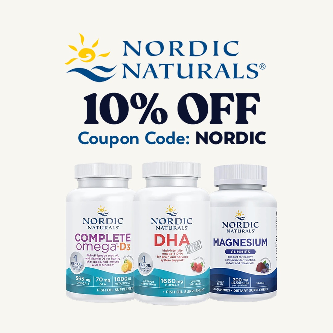 10% OFF Select Nordic Naturals
