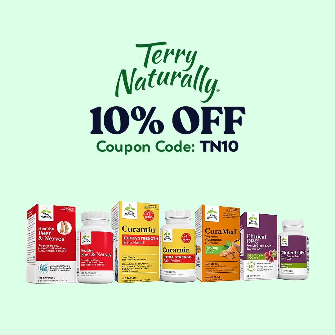 10% OFF Terry Naturally