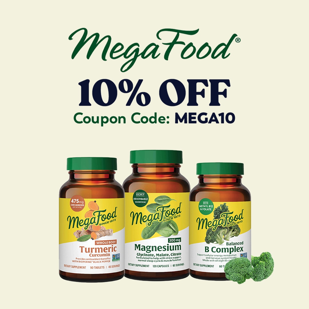 10% OFF Select Megafood