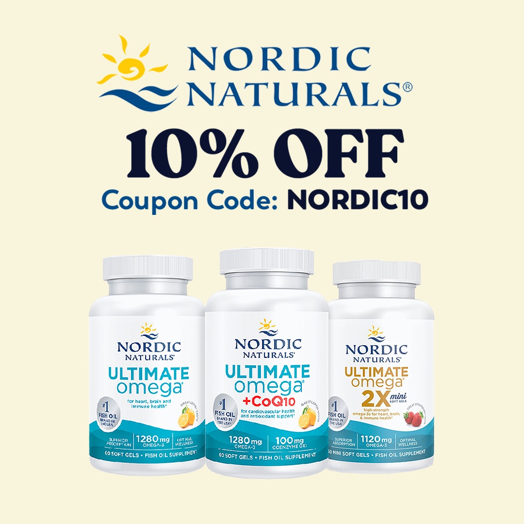 10% OFF Select Nordic Naturals