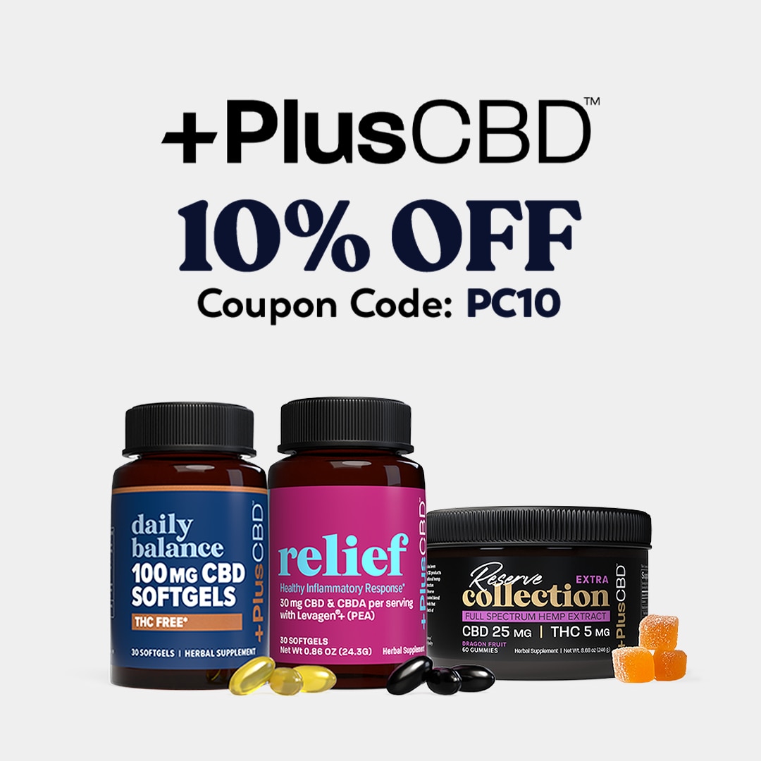 10% OFF Select PlusCBD Oil