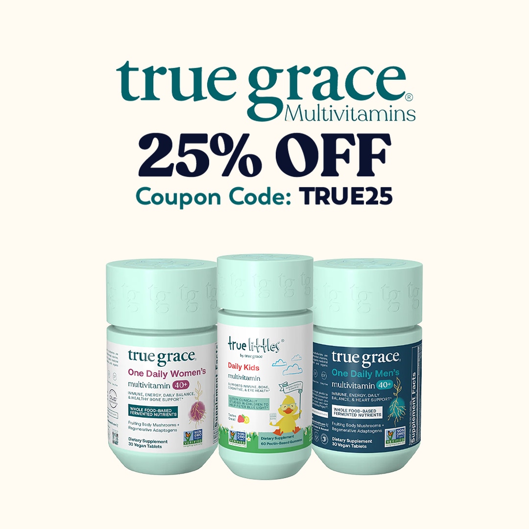 25% OFF True Grace Multivitamins