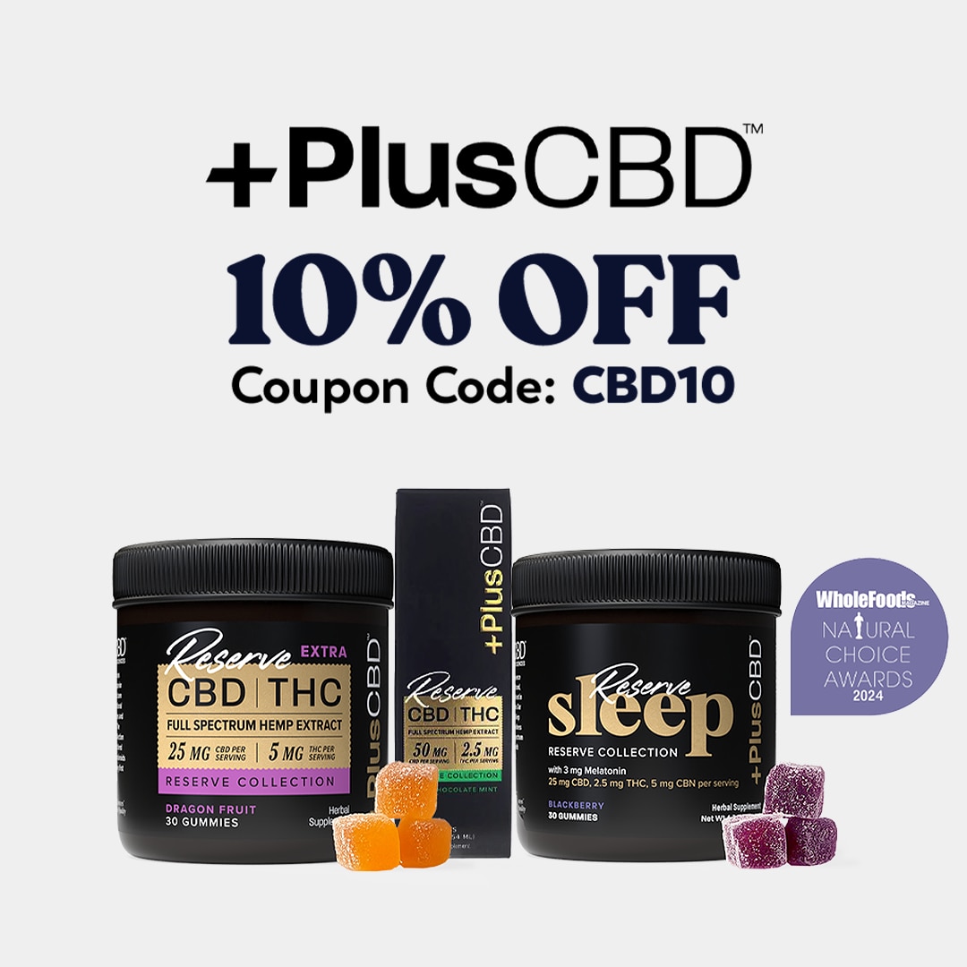 10% OFF Select PlusCBD Oil