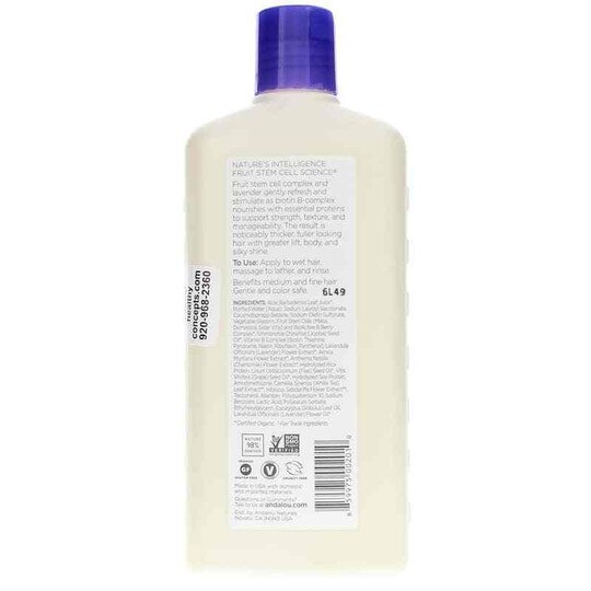 Lavender & Biotin Shampoo, Full Volume Formula, 11.5 Oz, ADN