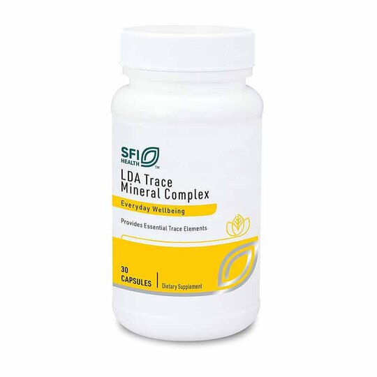 LDA Trace Mineral Complex, 30 Veg Capsules, KL