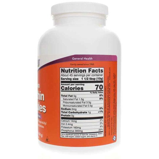 Lecithin Granules, NOW Foods