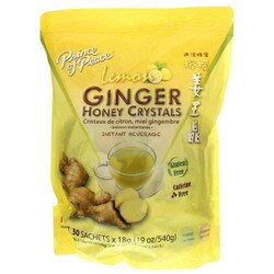 Lemon Ginger Honey Crystals Beverage 1