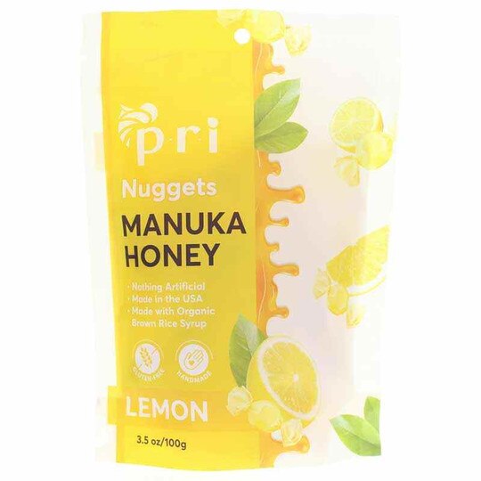 New Zealand Lemon Manuka Honey Nuggets, 3.5 Oz, PRI