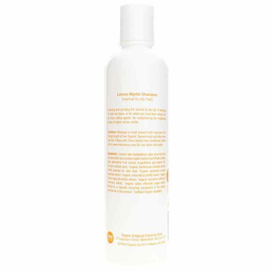 Lemon Myrtle Shampoo for Oily Hair, Miessence
