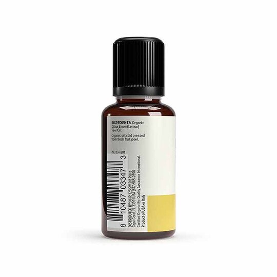 Lemon Organic Essential Oil, 1 Oz, DRM