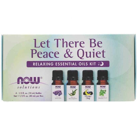 Let There Be Peace & Quiet Essential Oils Kit, 4 Piece(, NOW